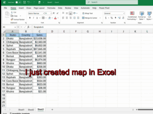 Read more about the article Learn How to Create a MAP Chart in Excel (Visualize Your Data Geographically!)