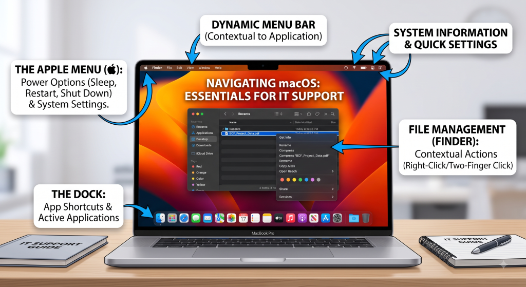 Navigating macOS: Key Features Every IT Support Professional Should Know | Md Saedur Rahman MACOs