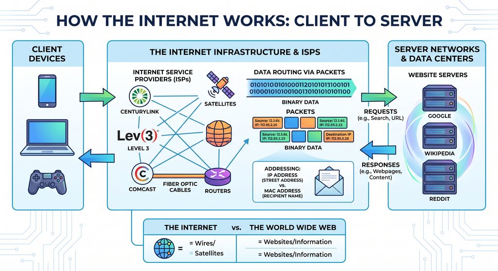 How the Internet Actually Works: From Cat Pictures to Global Networks | Md Saedur Rahman network