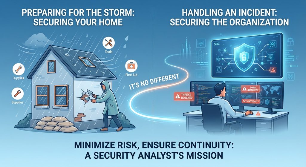 From Weathering the Storm to Securing Systems: Why Cybersecurity Matters | Md Saedur Rahman Cyber01