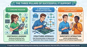 Read more about the article The Top 3 Essential Qualities for a Successful Career in IT Support