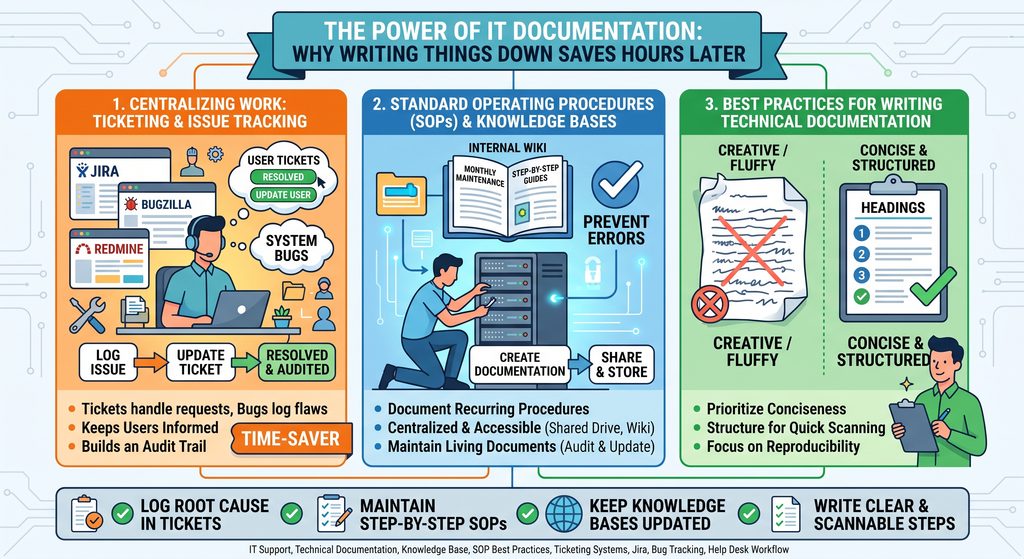 The Power of IT Documentation: Why Writing Things Down Saves Hours Later | Md Saedur Rahman Trouble 12