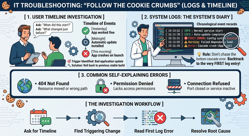 Follow the Cookie Crumbs: How to Trace IT Issues to Their Origin | Md Saedur Rahman Trouble 4